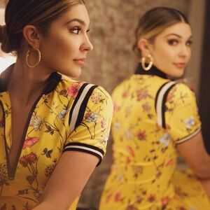 Pam and Gela floral sheath dress